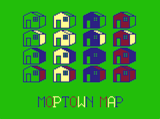Moptown Hotel: Moptown Map game screen #1