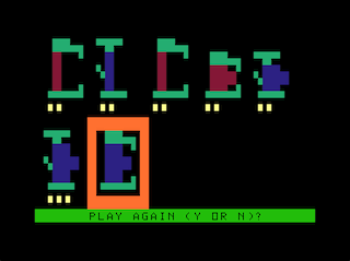 Moptown Parade Secret Pal screen #4 (Main Menu)