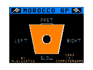 Morocco GP intro screen