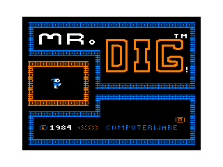 Mr. Dig intro screen 1