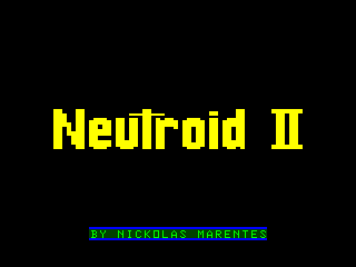 Neutroid II intro screen #1
