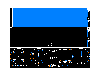 P-51 Mustang Attack Flight Simulator game screen