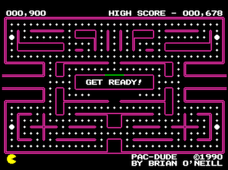 Pac-Dude level 3 game screen