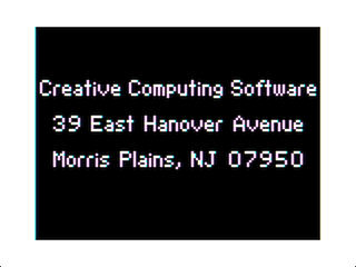 Original Picnic intro screen #2