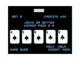 Poker game screen #3