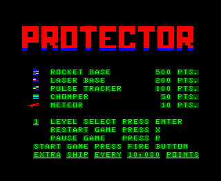 Protector II intro screen #2