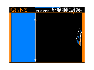 Qiks game screen