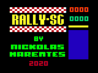 Rally-SG intro screen #1