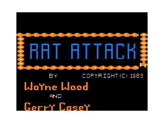 Rat Attack intro screen