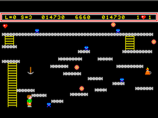 Revenge of the Mutant Miners Level 3 game screen