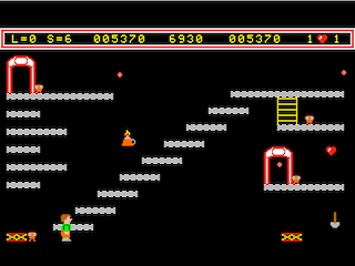 Revenge of the Mutant Miners Level 6 game screen