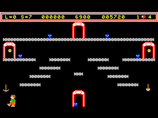 Revenge of the Mutant Miners Level 7 game screen