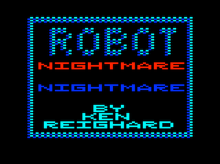 Robot Nightmare Intro screen #1