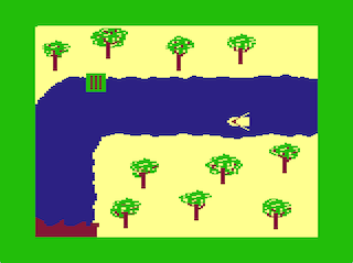 Rowboat game screen
