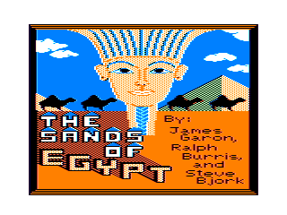 Sands of Egypt intro screen 2