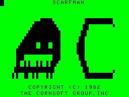 Color Scarfman Intro screen #1