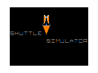 Shuttle Simulator intro screen