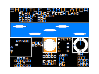Space Shuttle game screen #2 (launch)