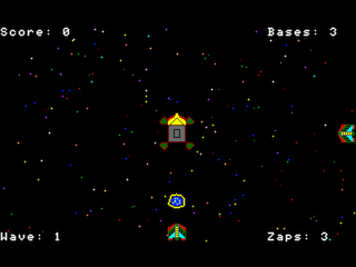 Space Zap game screen #1