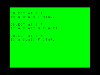 Star Trek III science scan