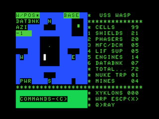 Starblazer game screen #1