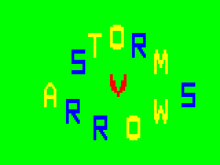 Storm Arrows intro screen