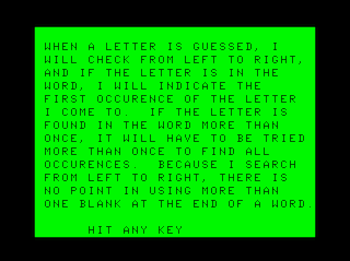 The Great Word Game Intro screen #3