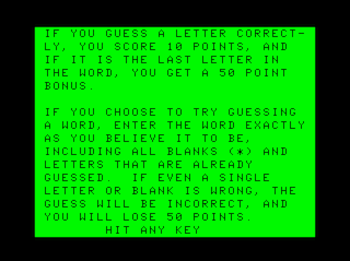 The Great Word Game Intro screen #5