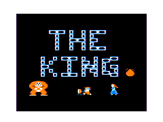 The King Intro Screen (from re-release)