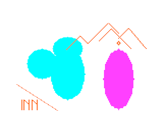 The Wizard's Tomb game screen #2 (map)