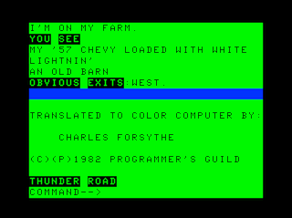 Thunder Road game screen #1
