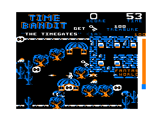 Time Bandit main Timegates screen