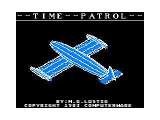 Time Patrol intro screen