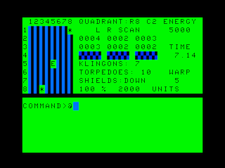 Trek-16 game screen #1