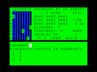 Trek-16 game screen #3