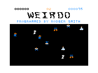 Weirdo game screen