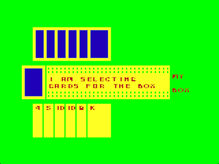 Cribbage game screen #2