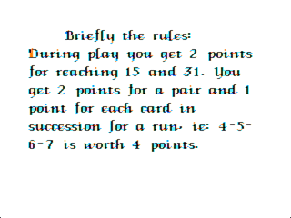 Cribbage intro screen #4