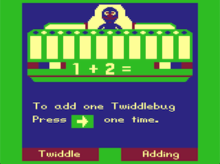 Grover's Number Rover Twiddle Adding game screen #2
